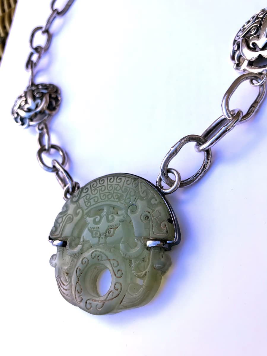 Jade — maschera giada verde